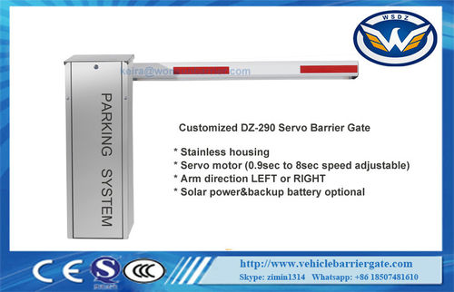 Latest company news about Barrier สแตนเลส 200W Servo Motor Traffic Barrier Gate อายุการใช้งาน 10 ล้านพร้อมระบบป้องกันการชน