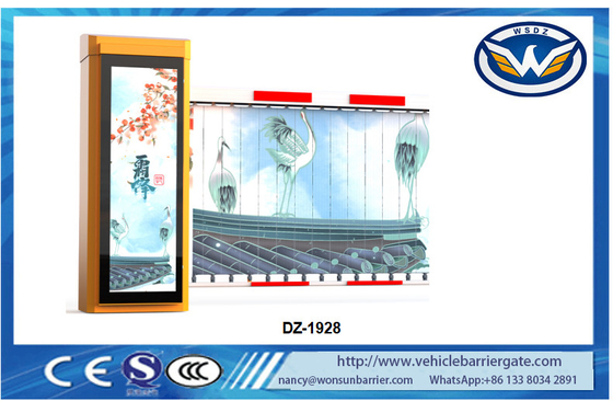 Parking Advertising Boom Barrier Gate Automatic Remote Control For Community