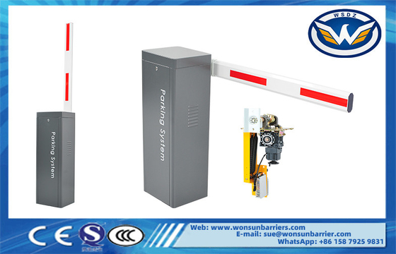 DC Motor Security ที่จอดรถเครื่องกั้นประตูอัตโนมัติพร้อมแขนตรงรั้ว 100 * 45