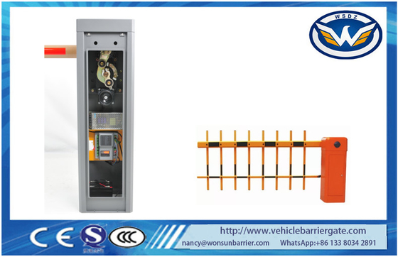 ไม้กั้นการจราจรอัตโนมัติแบบไม่ใช้สปริง 24VDC มอเตอร์ไร้แปรงถ่านพร้อมแขน 6 ม