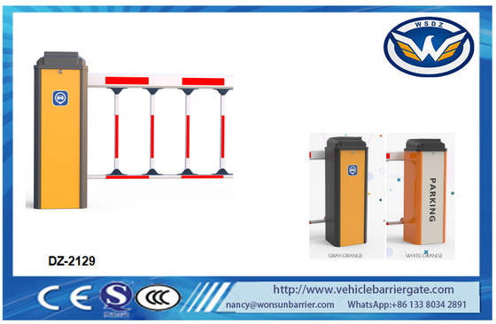 OEM ประตูกั้นที่จอดรถอัตโนมัติ 8m Boom 24V DC มอเตอร์แบบไร้แปรงสำหรับที่จอดรถ