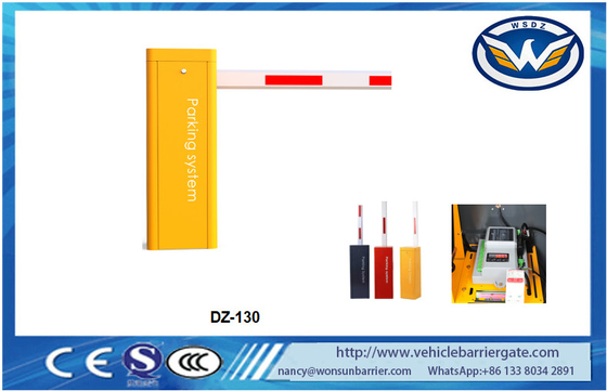 24VDC มอเตอร์ไร้แปรงถ่านประตูกั้นความปลอดภัยบูมประตูกั้นสำหรับที่จอดรถ