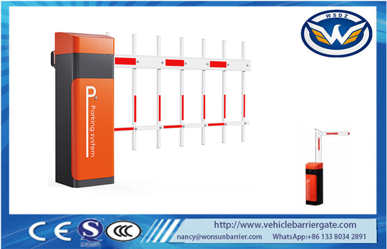 220V / 110VAC Motor Vehicle Barier Gate เครื่องอ่าน RFID ประตูกั้นจราจรพร้อมแขน 6 ม