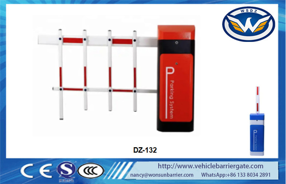 เครื่องอ่านบัตรประตูกั้นที่จอดรถมอเตอร์ DC สำหรับงานหนักการเข้าถึงยานพาหนะประตูบูมอัตโนมัติ