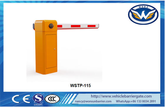 เครื่องอ่าน RFID ประตูกั้นบูมจราจร 24VAC มอเตอร์ IP54 สำหรับที่จอดรถเพื่อความปลอดภัยของยานพาหนะ