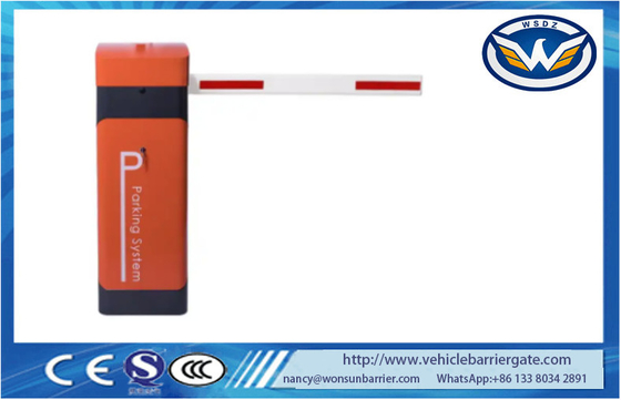 ประตูกั้นบูมอัตโนมัติสำหรับยานพาหนะสำหรับงานหนักพร้อมเครื่องอ่านบัตร DC Motor