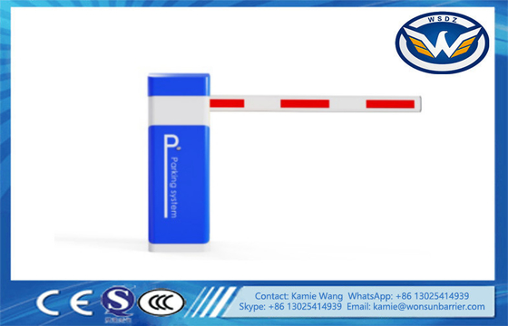ประตูกั้นการจราจรแบบปรับความเร็วได้ 24V DC Brushless Motor Car Park Barrier พร้อมแขน 6m