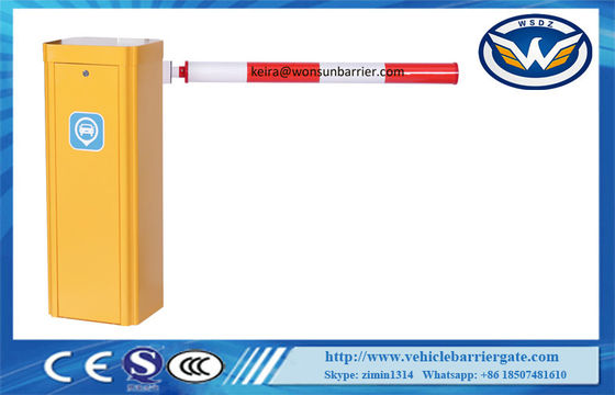 DC มอเตอร์ไร้แปรงถ่าน RFID ที่จอดรถประตูกั้นยานพาหนะ 1.5s ถึง 6s ปรับความเร็วได้