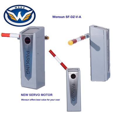เซอร์โวมอเตอร์ความเร็วสูง Automatic Boom Gate Barrier Road Vehcle Barrier พร้อมไฟ LED