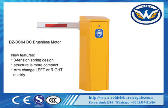 ประตูกั้นอัจฉริยะ 6m แขน DC24V มอเตอร์ไร้แปรงถ่านสำหรับระบบลานจอดรถ