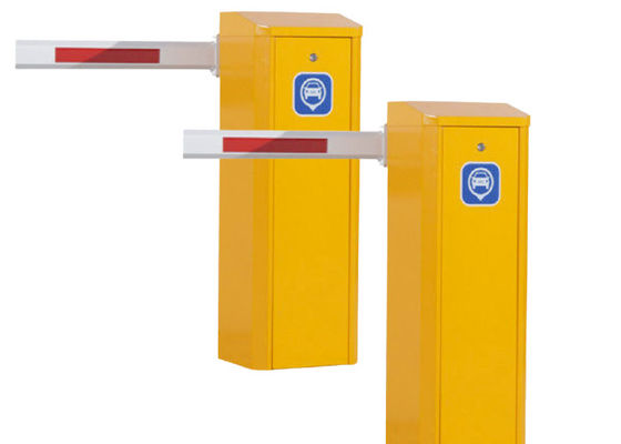 Outdoor Intelligent Barrier 6m Arm DC24V มอเตอร์แบบไม่มีแปรงสำหรับระบบลานจอดรถ