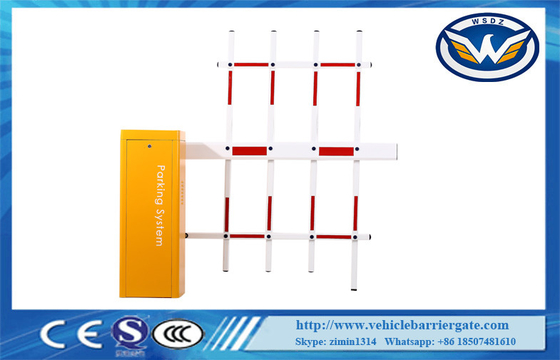 สามรั้วแขนกั้นอัจฉริยะ DC24V มอเตอร์แบบไม่มีแปรง ความเร็วปรับได้ 1.5 วินาทีถึง 6 วินาที