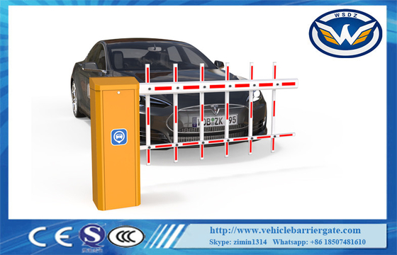 Anti Collision Automatic Boom Barrier RS485 24VDC มอเตอร์แบบไม่มีแปรงพร้อมเครื่องตรวจจับลูป