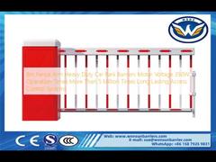 แขนกั้นรั้ว 8 เมตร สำหรับที่จอดรถยนต์แบบงานหนัก มอเตอร์แรงดันไฟฟ้า 350W จำนวนครั้งในการใช้งานมากกว่า 5 ล้านครั้ง ระบบควบคุมการเข้าออกที่ใช้งานได้นาน